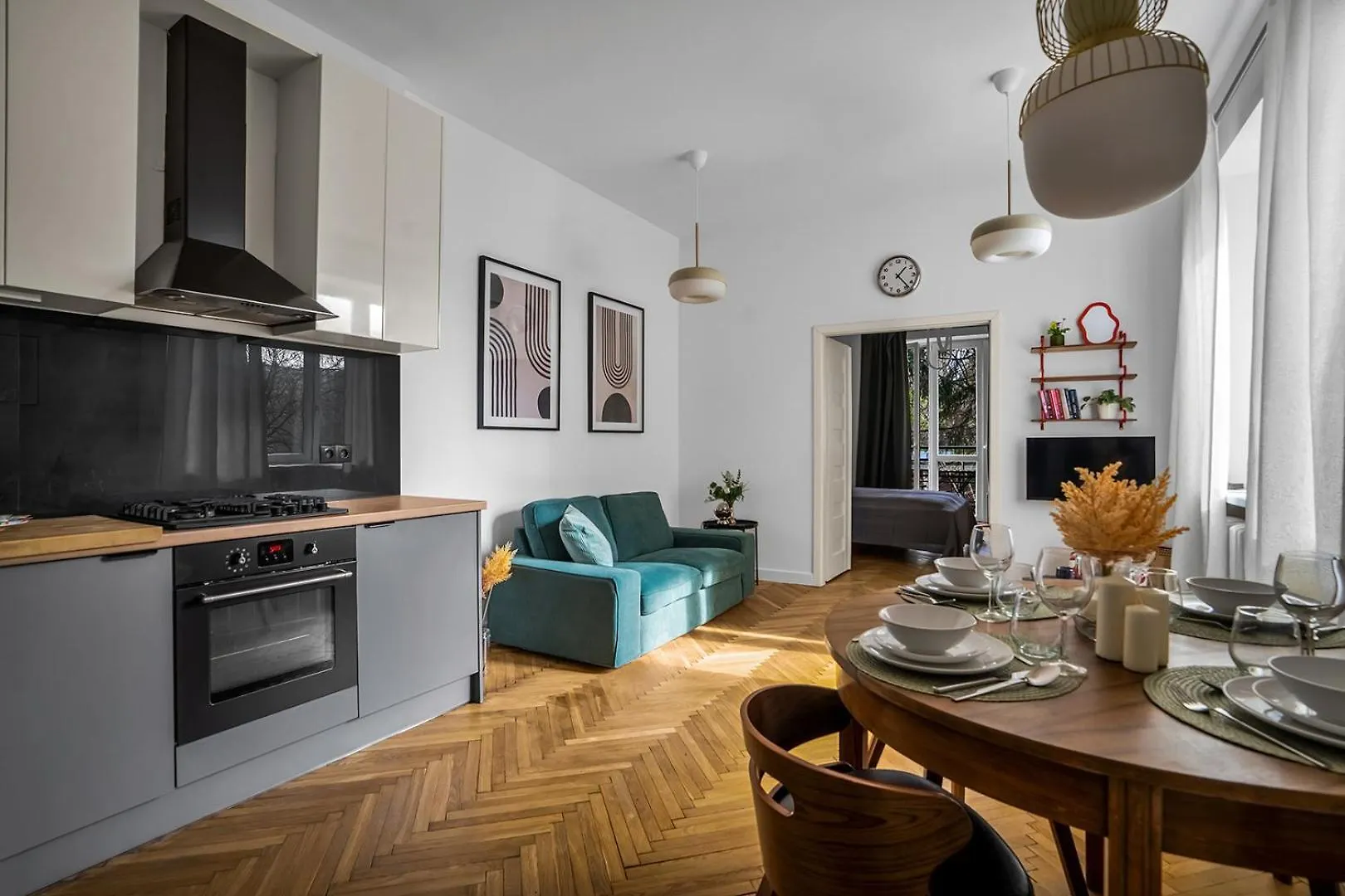 Apartmán Warsaw Suite Near River - 58M2, Metro, Balcony Polsko