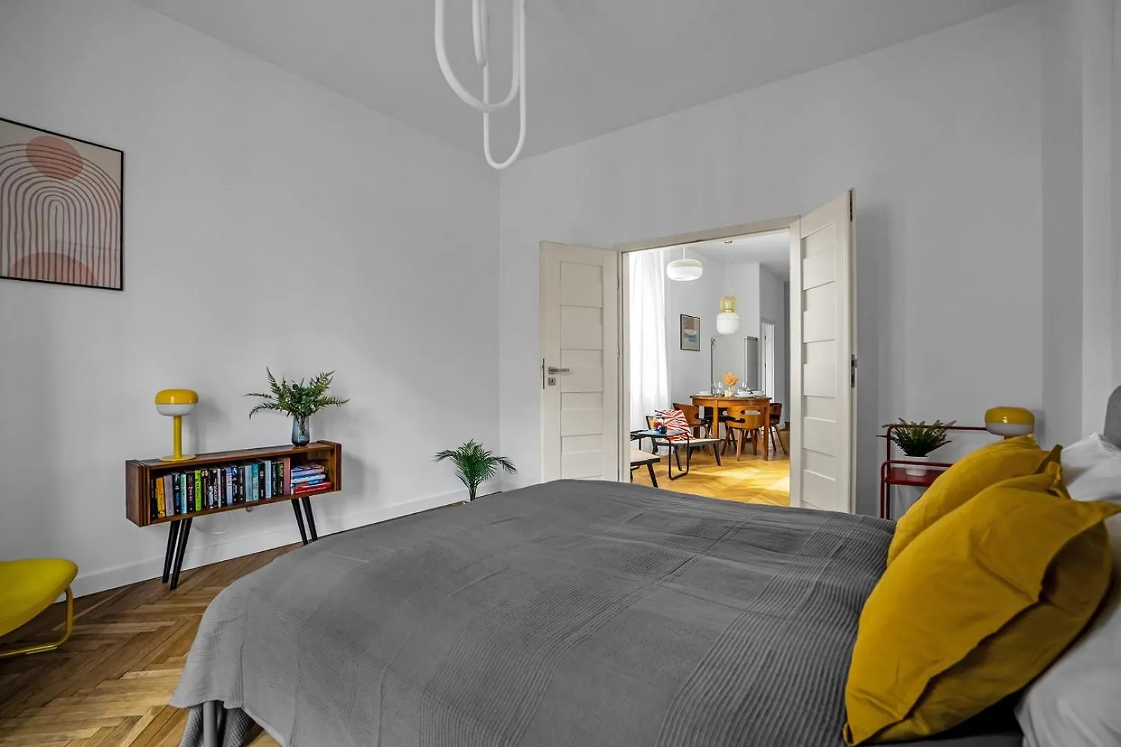 Apartment Warsaw Suite Near River - 58M2, Metro, Balcony
