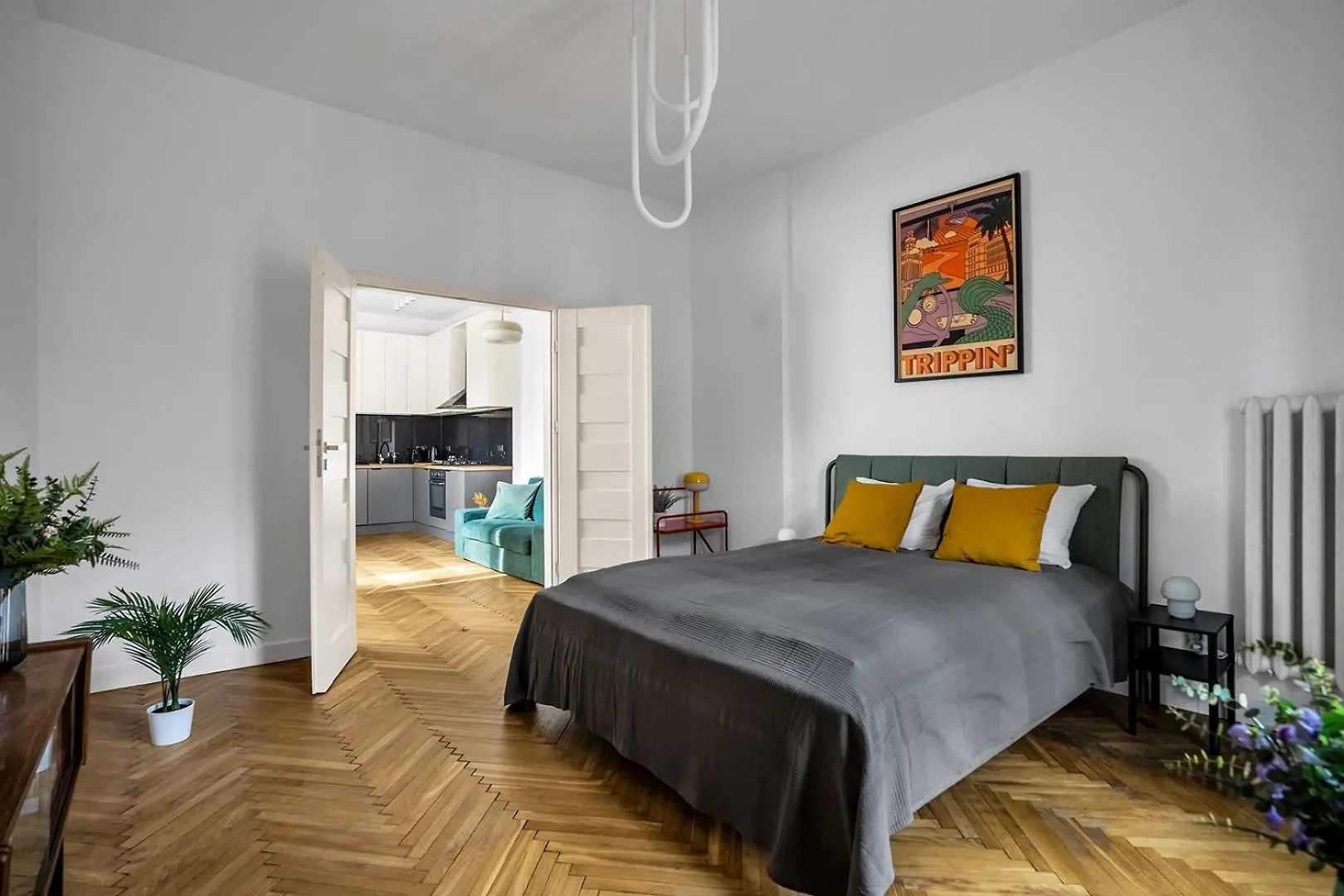 Apartment Warsaw Suite Near River - 58M2, Metro, Balcony Poland